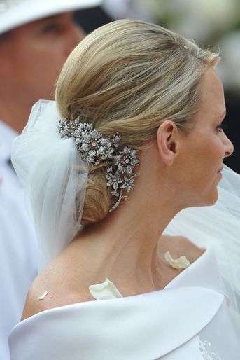 La princesse Charlène de Monaco, à Monaco le 2  juillet 2011