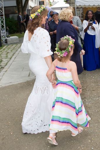 Les princesses Martha Louise de Norvège et sa fille Emma Talulah à Trondheim, le 23 juin 2016