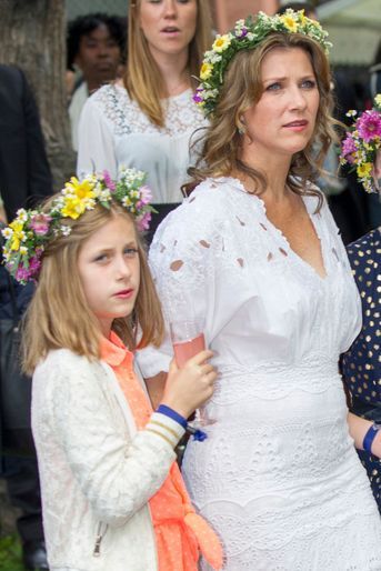 Les princesses Martha Louise de Norvège et sa fille Leha Isadora à Trondheim, le 23 juin 2016