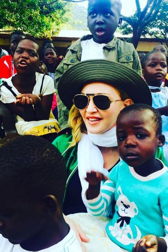 Madonna au Malawi