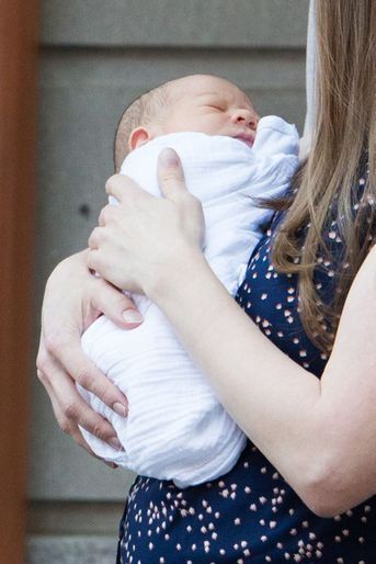 Chelsea avec le petit Aidan, à la sortie de la maternité, le 20 juin 2016.
