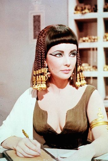Elizabeth Taylor dans le film &quot;Cléopâtre&quot; de Joseph L. Mankiewicz sorti en 1963