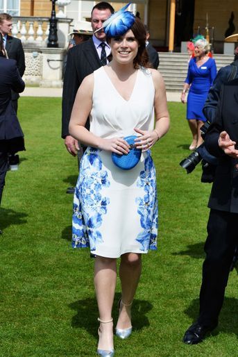 La princesse Eugenie d&#039;York dans les jardins de Buckingham Palace, le 26 mai 2016