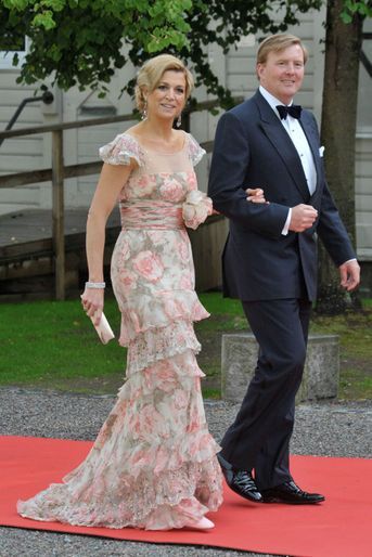 La princesse Maxima des Pays-Bas avec le prince Willem-Alexander, le 18 juin 2010