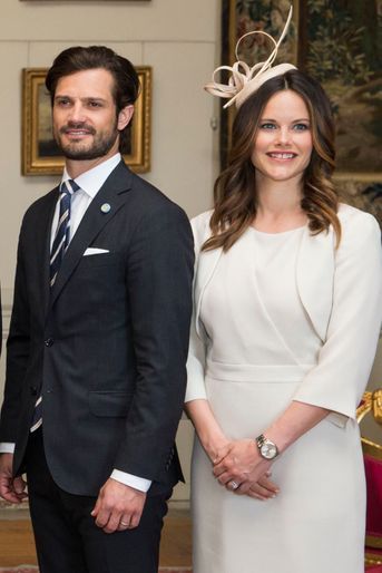 La princesse Sofia et le prince Carl Philip de Suède à Stockholm, le 10 mai 2016