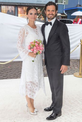 La princesse Sofia et le prince Carl Philip de Suède à Stockholm, le 16 juin 2016