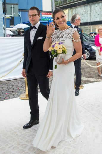 La princesse Victoria de Suède et le prince consort Daniel à Stockholm, le 16 juin 2016