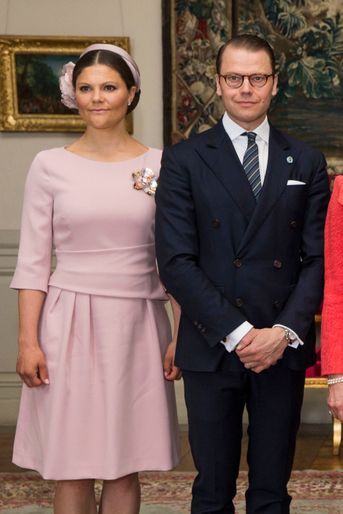 La princesse Victoria de Suède et le princes consort Daniel à Stockholm, le 10 mai 2016