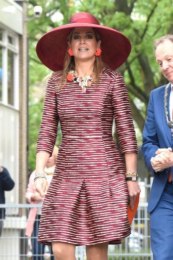La reine Maxima des Pays-Bas à Utrecht, le 19 mai 2016