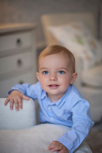 Le prince Nicolas de Suède, photo diffusée pour son 1er anniversaire, le 15 juin 2016