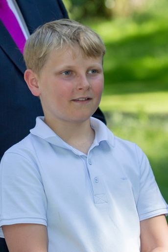 Le prince Sverre Magnus de Norvège à Oslo, le 13 juin 2016
