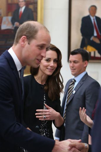 Le prince William et la duchesse Catherine de Cambridge à l&#039;ambassade des Etats-Unis à Londres, le 14 juin 2016