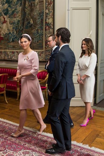 Les princesses Victoria et Sofia et les princes Daniel et Carl Philip de Suède à Stockholm, le 10 mai 2016