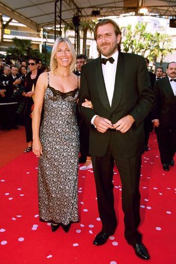 Marie Sara et Christophe Lambert au Festival de Cannes, en 2000.