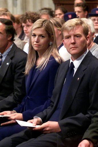 Maxima Zorreguieta et le prince Willem-Alexander des Pays-Bas, le 15 septembre 2001