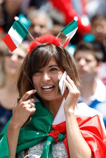 Supportrice italienne