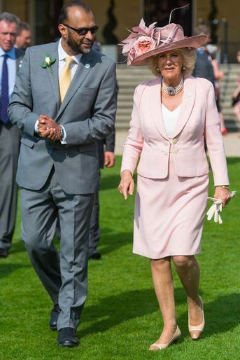 La duchesse de Cornouailles Camilla à Buckingham Palace à Londres, le 17 mai 2016