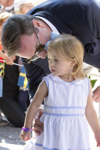 La princesse Leonore de Suède et Christopher O&#039;Neill à Visby sur l&#039;île de Gotland, le 3 juin 2016