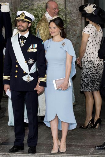 La princesse Sofia de Suède en Antonio Berardi à Stockholm, le 27 mai 2016