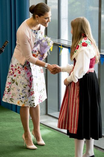 La princesse Victoria de Suède à Nacka, le 6 juin 2016