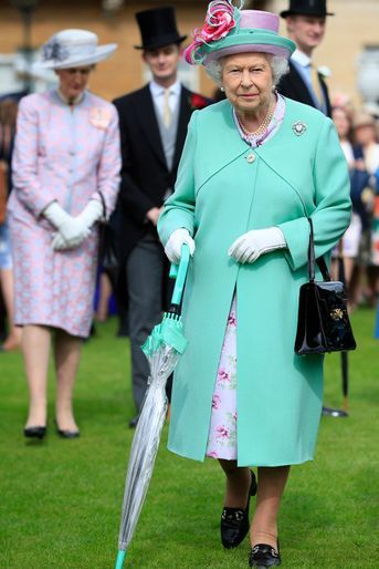 La reine Elizabeth II à Buckingham Palace à Londres, le 19 mai 2016