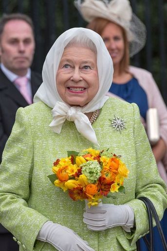 La reine Elizabeth II à Windsor, le 21 avril 2016