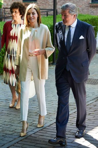 La reine Letizia d&#039;Espagne à Madrid, le 9 juin 2016