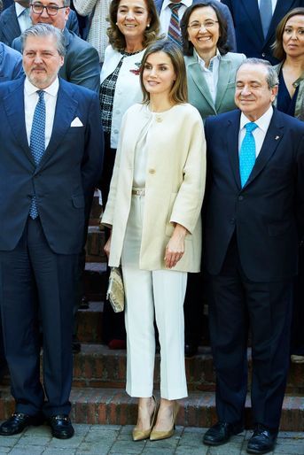 La reine Letizia d&#039;Espagne à Madrid, le 9 juin 2016