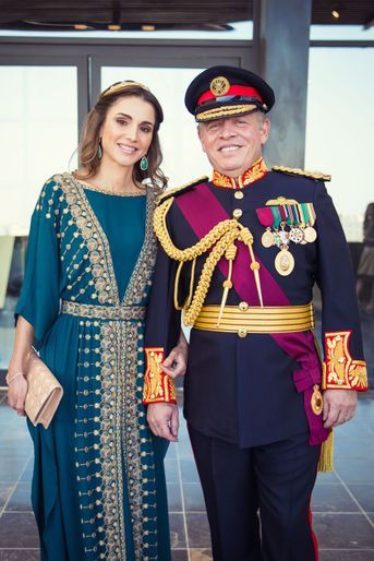La reine Rania de Jordanie avec le roi Abdallah II à Amman, le 2 juin 2016