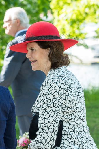La reine Silvia de Suède à Stockholm, le 30 mai 2016