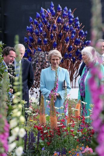 Le duc et la duchesse de Gloucester au Chelsea Flower Show.
