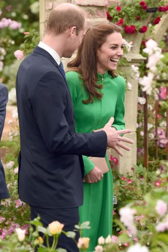 Le prince William et son épouse la duchesse de Cambridge au Chelsea Flower Show.