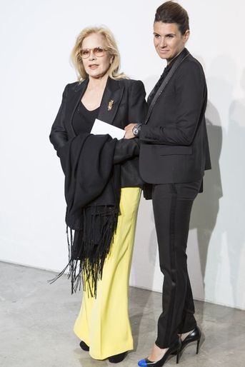 Sylvie Vartan avec Alexandra Pastor, la femme de son fils David Hallyday, en mai 2013