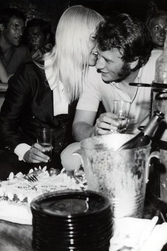 Sylvie Vartan et Johnny Hallyday, en août 1967