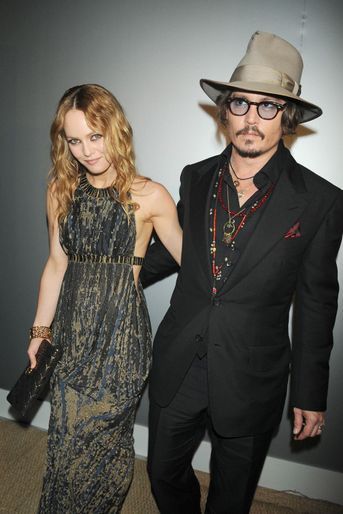 Vanessa Paradis avec son ex-époux Johnny Depp au Festival de Cannes 2010