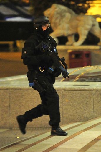 A Manchester, la police a organisé une simulation d&#039;attaque terroriste, le 10 mai 2016.