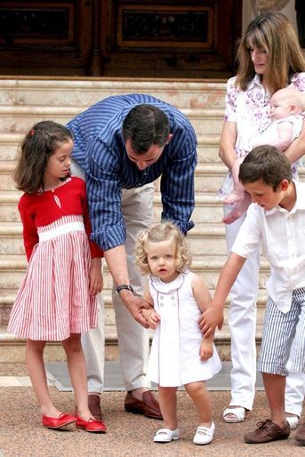 En juillet 2007 avec ses filles