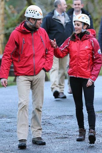 Kate et William à Capel Curig, le 20 novembre 2015