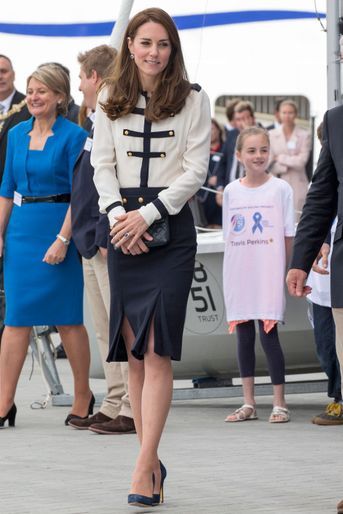 La duchesse Catherine de Cambridge à Portsmouth, le 20 mai 2016