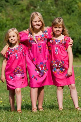 La princesse Ariane des Pays-Bas avec ses soeurs aînées, le 7 juillet 2012
