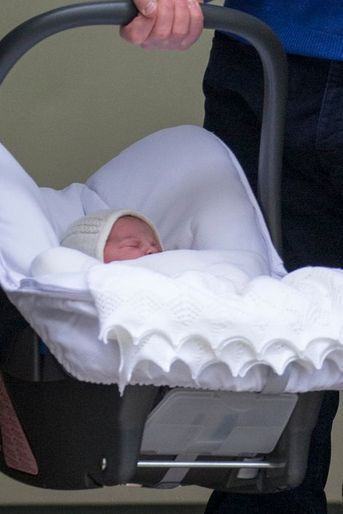 La princesse Charlotte le jour de sa naissance, 2 mai 2015
