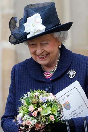 La reine Elizabeth II, le 10 mai 2015