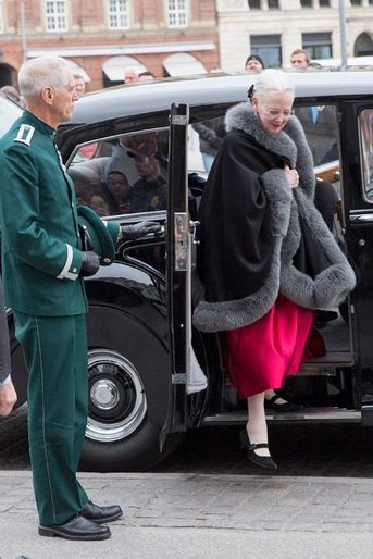 La reine Margrethe II de Danemark à Copenhague, le 14 avril 2016