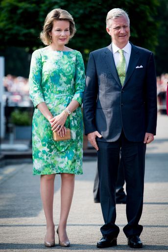 La reine Mathilde et le roi Philippe de Belgique à Sint-Amands, le 6 juin 2016