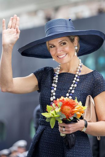 La reine Maxima des Pays-Bas à Rotterdam, le 20 mai 2016
