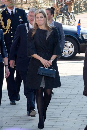 La reine Maxima des Pays-Bas à Vleuten, le 14 mars 2016