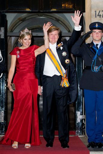 La reine Maxima et le roi Willem-Alexander des Pays-Bas à Amsterdam, le 19 mai 2016