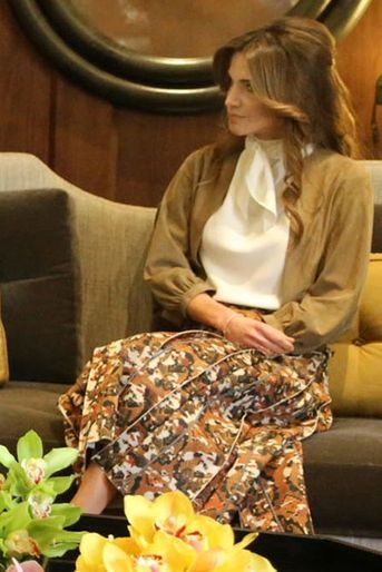 La reine Rania de Jordanie à Amman, le 22 mars 2016