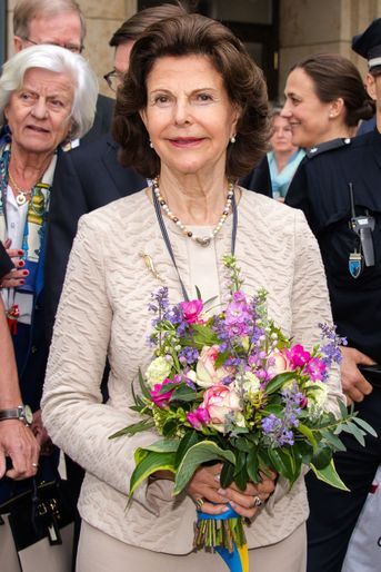 La reine Silvia de Suède à Hambourg, le 23 mai 2016