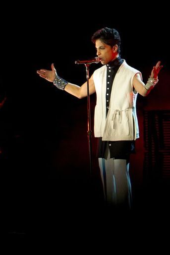 Le chanteur Prince à Gothenburg en Suède, en août 2011.